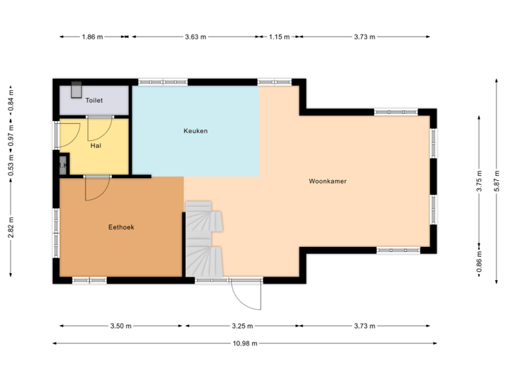 Koksbosweg 4-9 - Begane grond