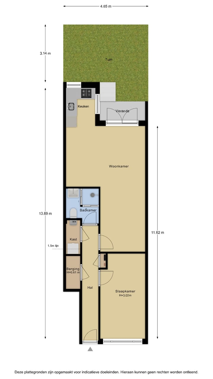 Photo 15 of Taborstraat 14-B