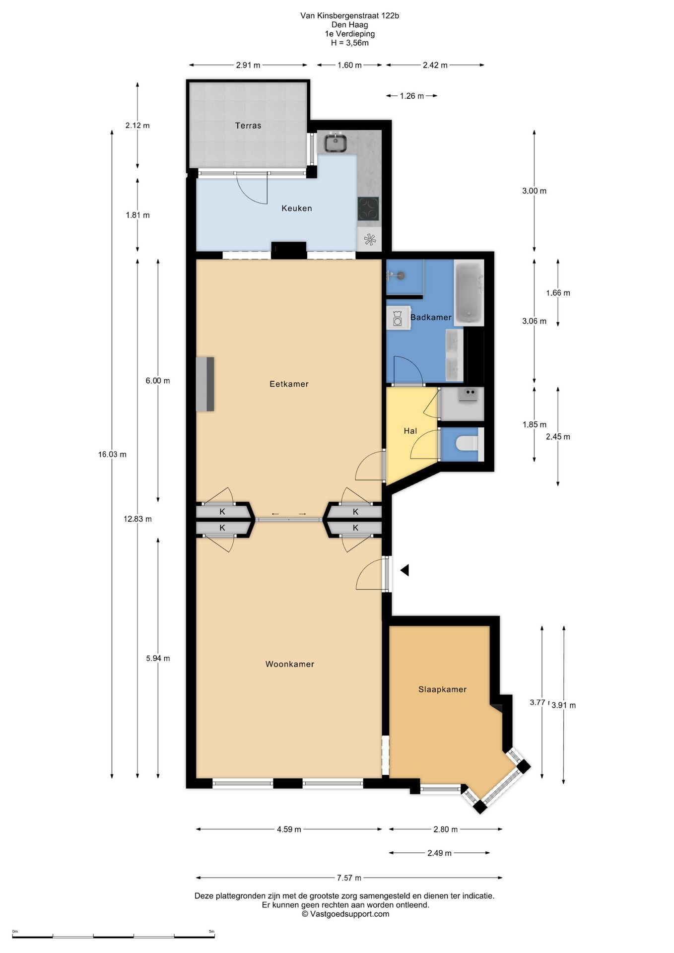 Foto 39 van Van Kinsbergenstraat 122-B