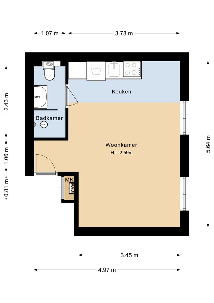 Foto 17 van Amsterdamsestraatweg 126-D