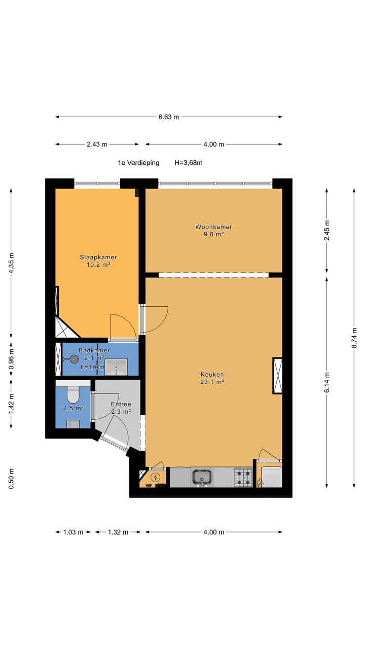 Foto 17 van Laan van Meerdervoort 53-G