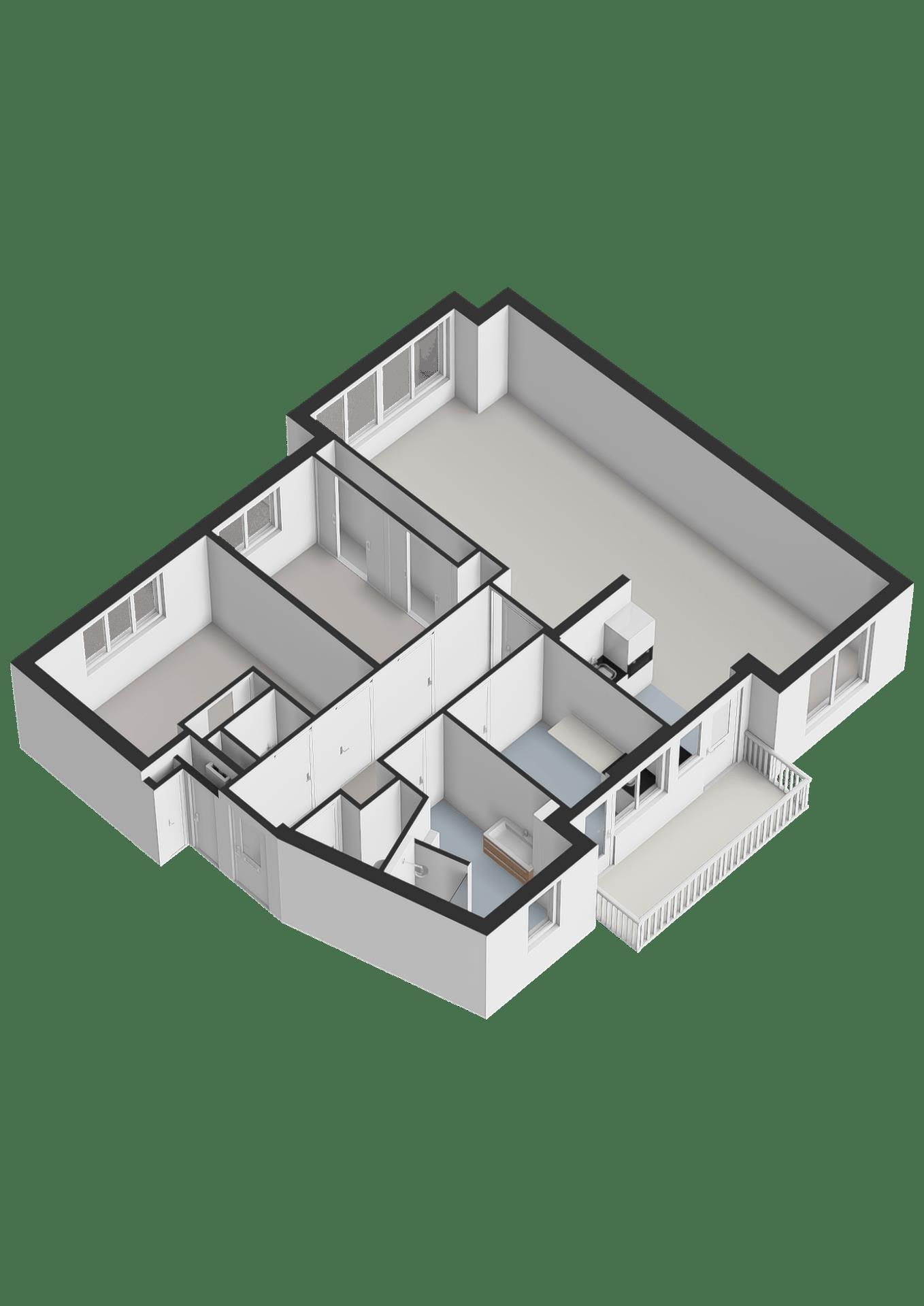 Foto 36 van Burg van der Lelysingel 2-D