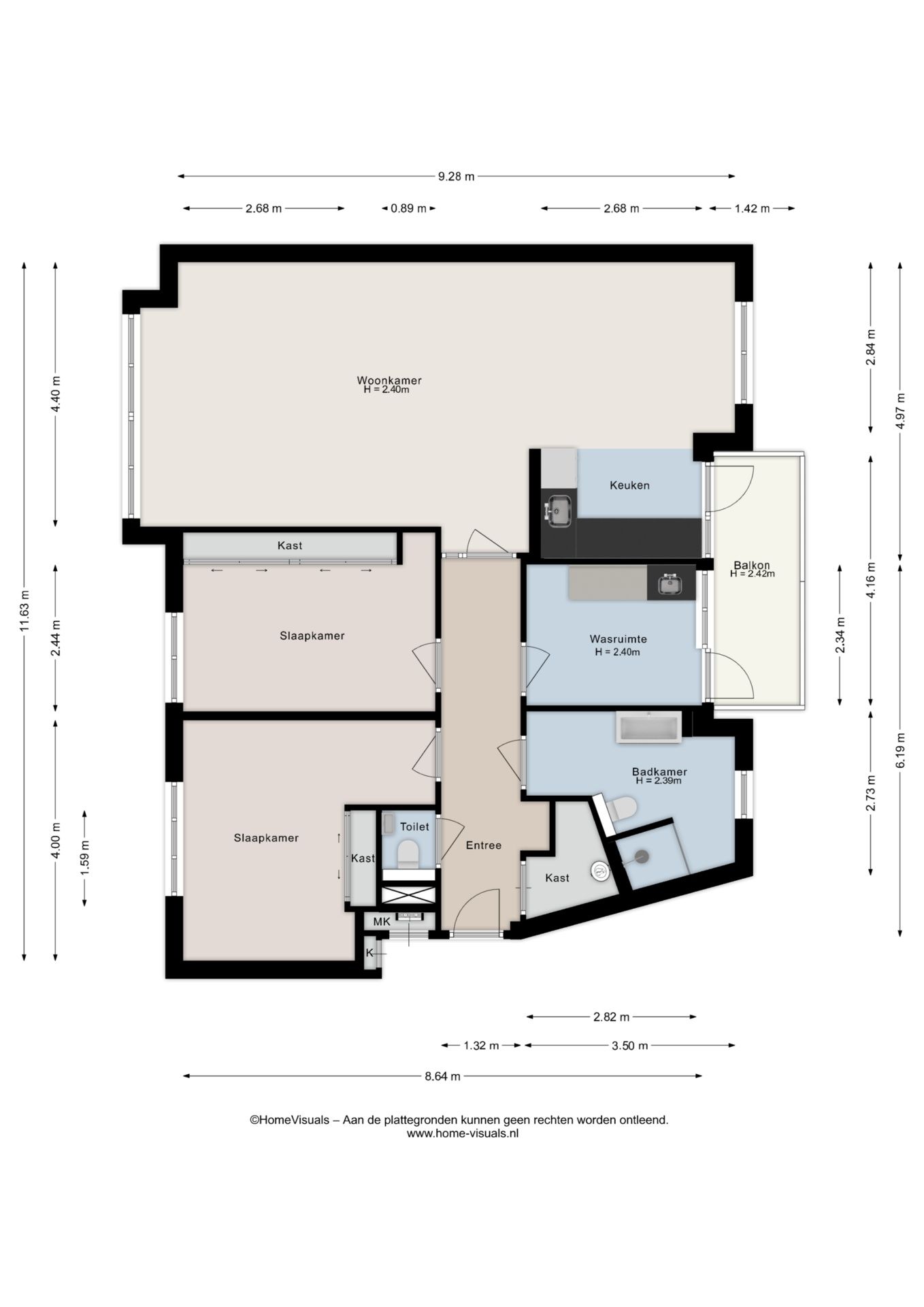 Foto 35 van Burg van der Lelysingel 2-D
