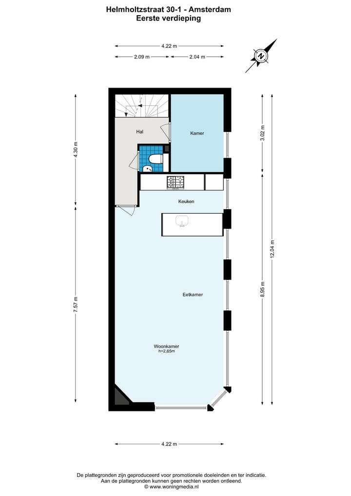 Photo 3 of Helmholtzstraat 30-1