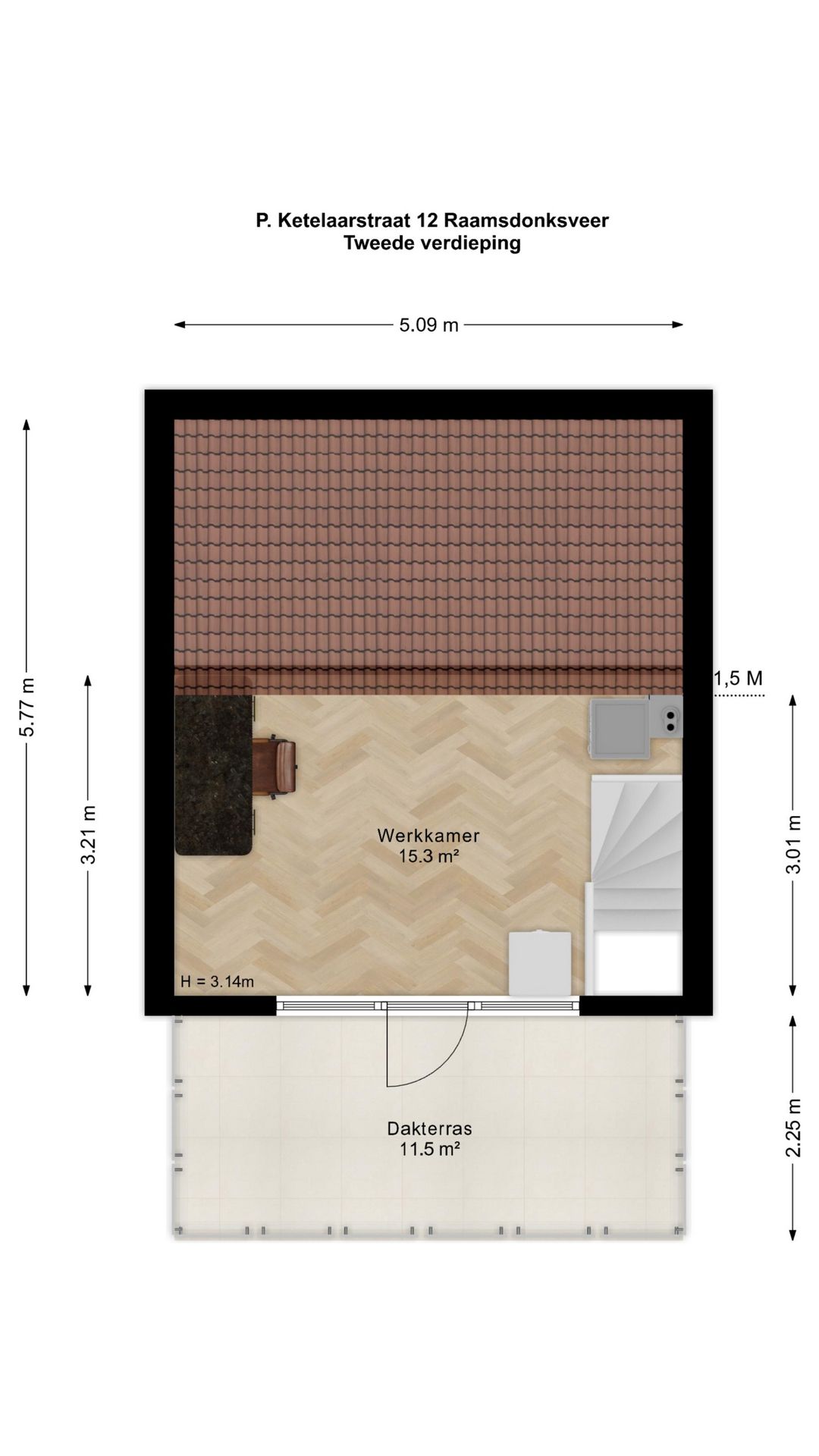 Photo 50 of P. Ketelaarstraat 12