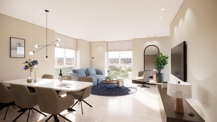 Foto van 4-kamer Portiekflat