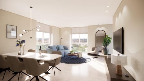 Foto van 4-kamer Portiekflat