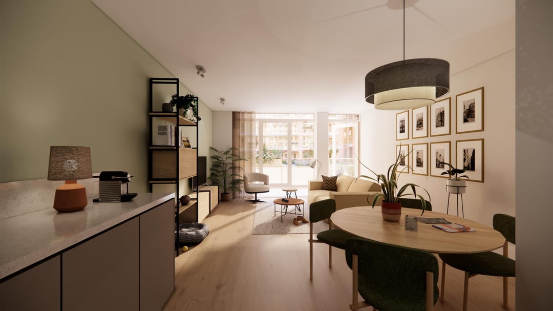 Foto 1 van 2-kamer (Bouwnr. A.09.68)