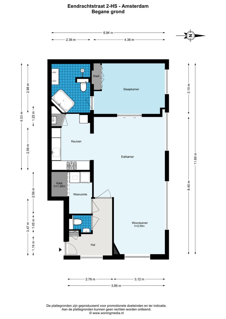 Foto 23 van Eendrachtstraat 2-H