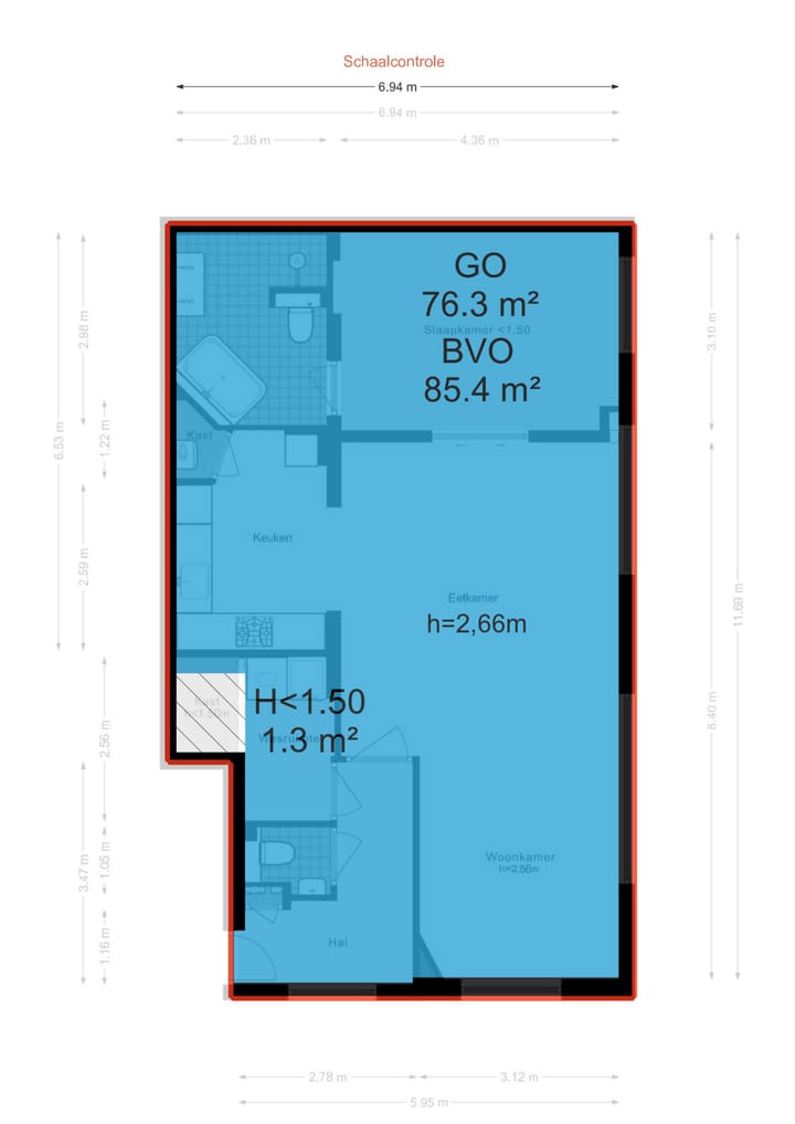 Foto 25 van Eendrachtstraat 2-H