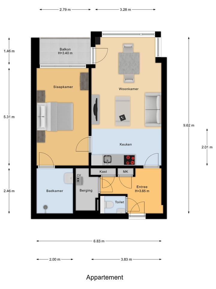 Foto 29 van Gieskesstraat 43-D