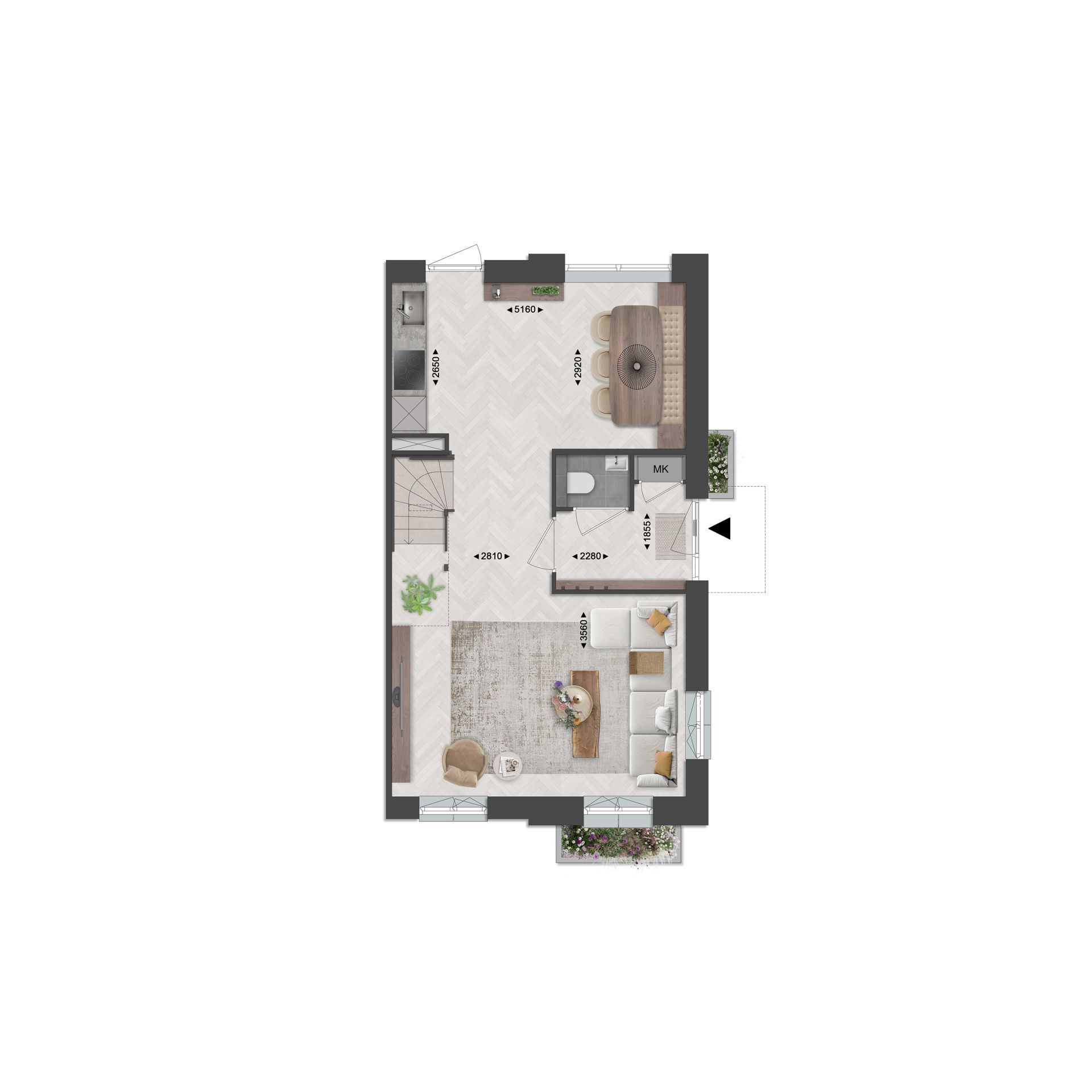 Foto 3 van NoorderHorizon 4 - Hoekwoning (Bouwnr. 134)