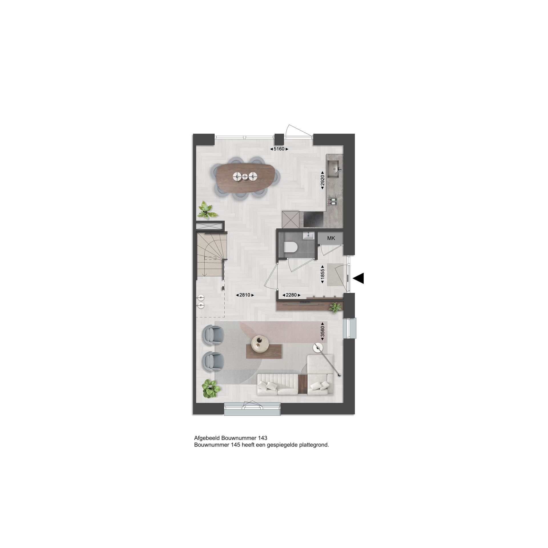 Foto 3 van NoorderHorizon 4 - Hoekwoning (Bouwnr. 145)