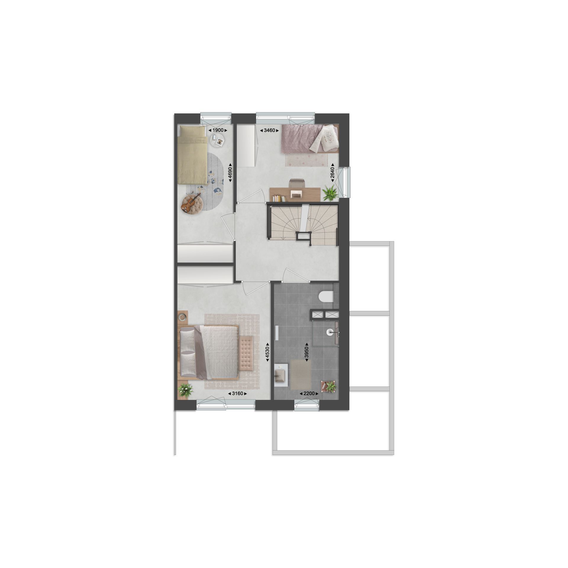 Foto 6 van NoorderHorizon 4 - Hoekwoning (Bouwnr. 166)