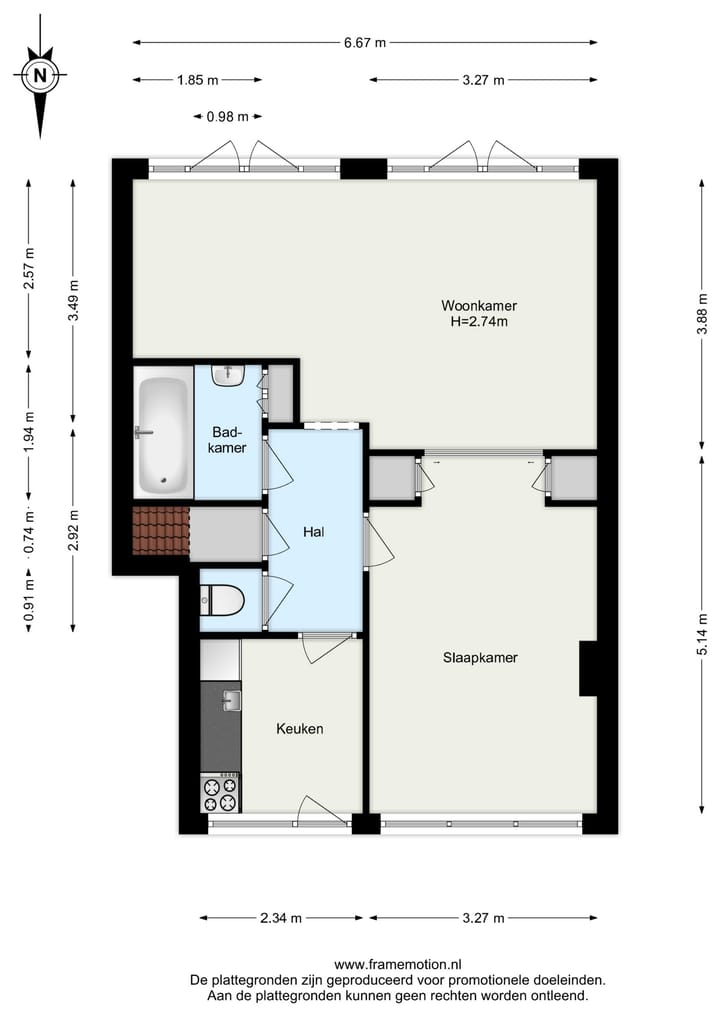 Foto 38 van Cleyburchstraat 44-B