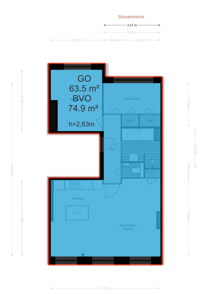 Foto 23 van Vossiusstraat 13-D