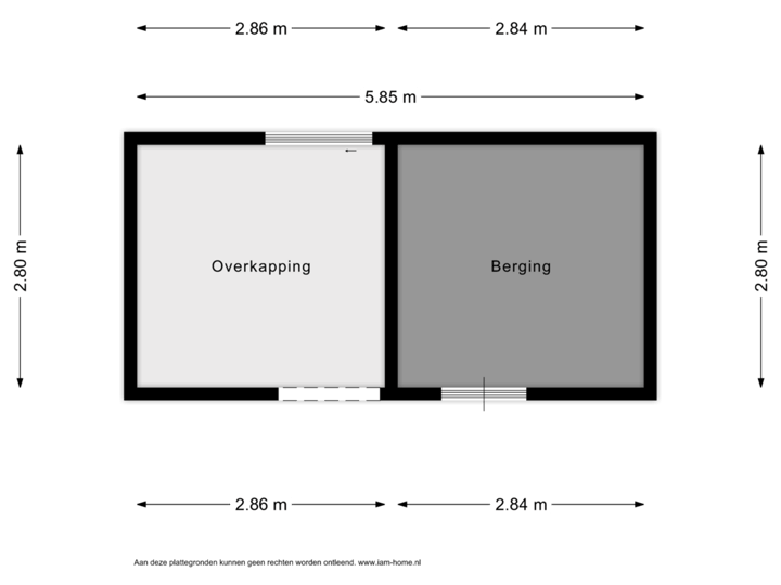 Overkapping + berging