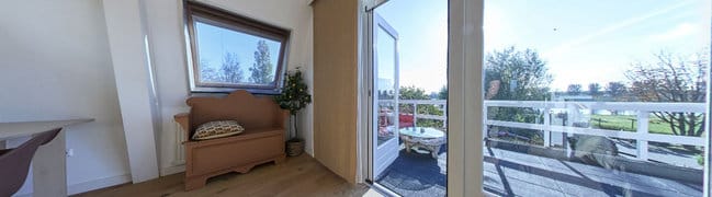 Slaapkamer met dakterras