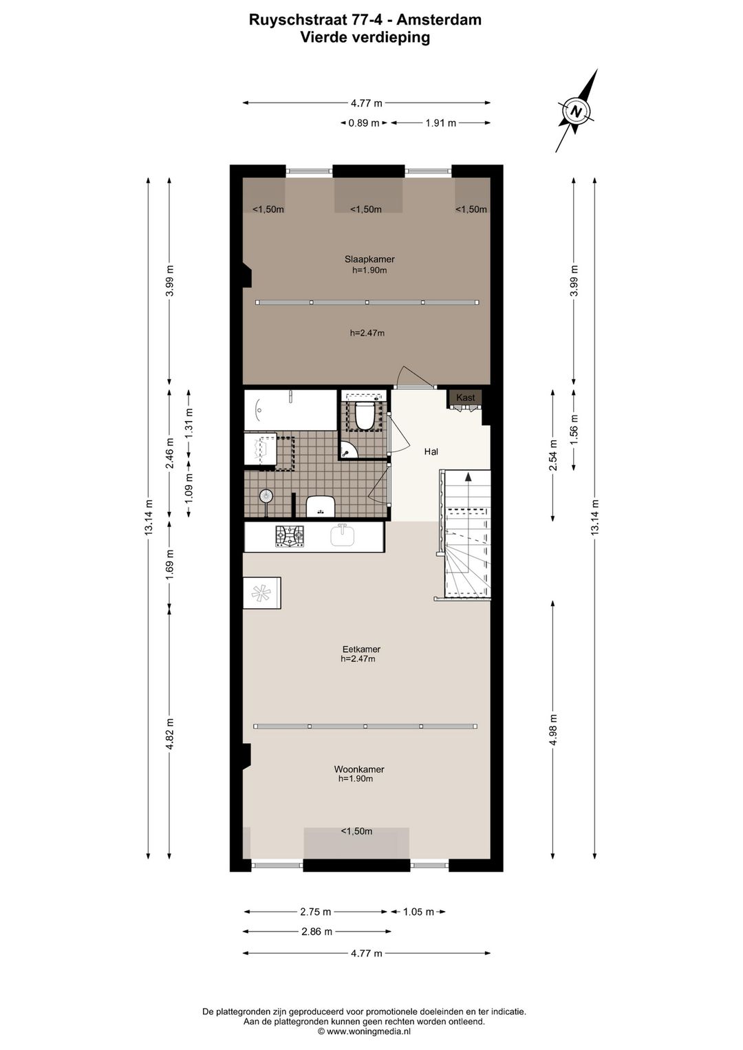 Foto 23 van Ruyschstraat 77-4