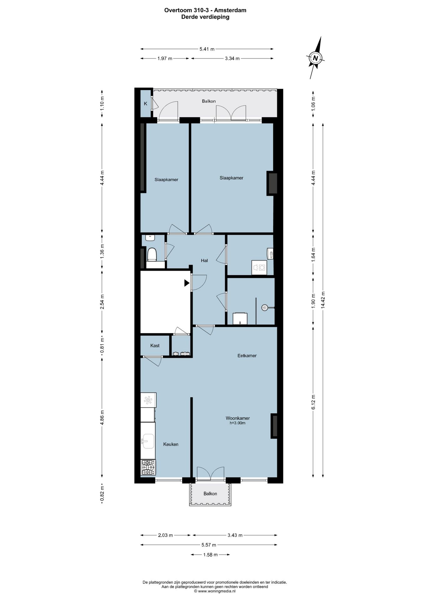 Foto 20 van Overtoom 310-3