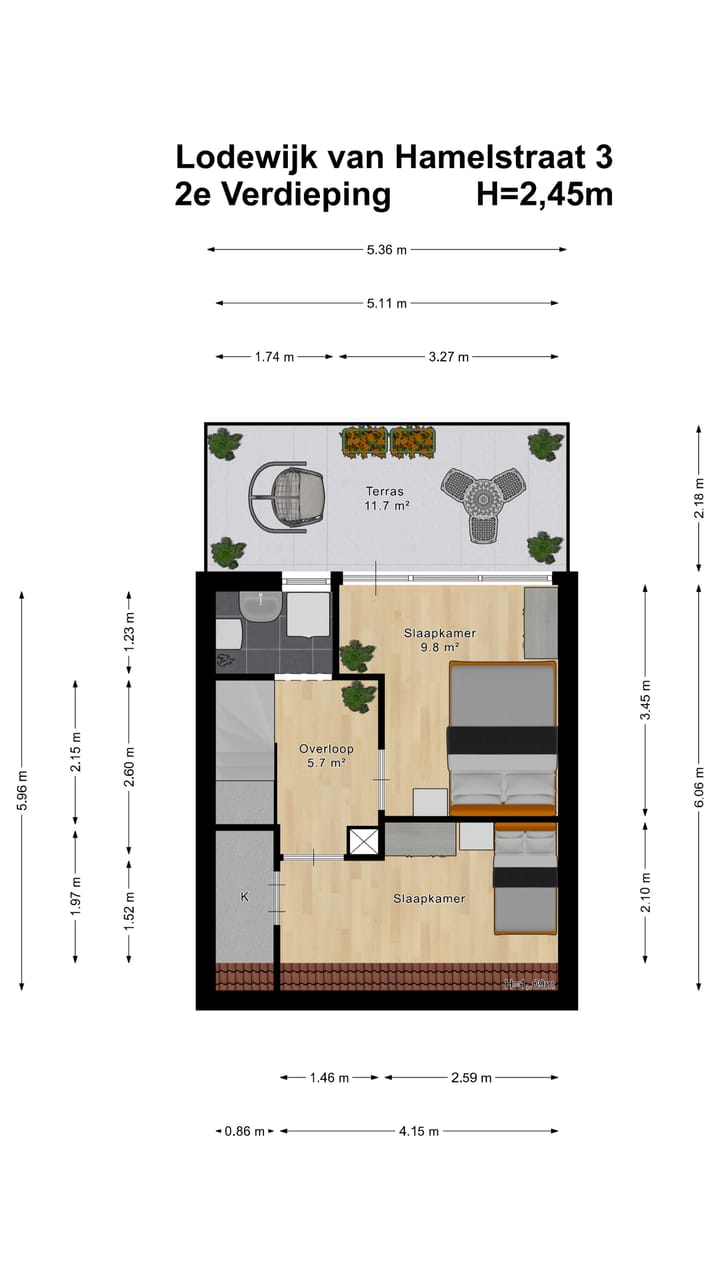 Photo 43 of Lodewijk van Hamelstraat 3