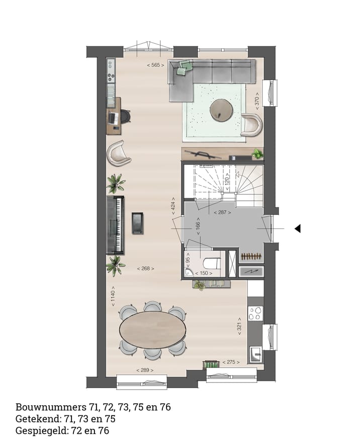 Photo 3 of Twee-onder-een-kap (Bouwnr. 72)