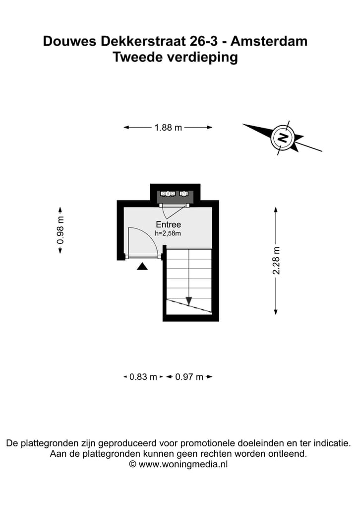Foto 20 van Douwes Dekkerstraat 26-3