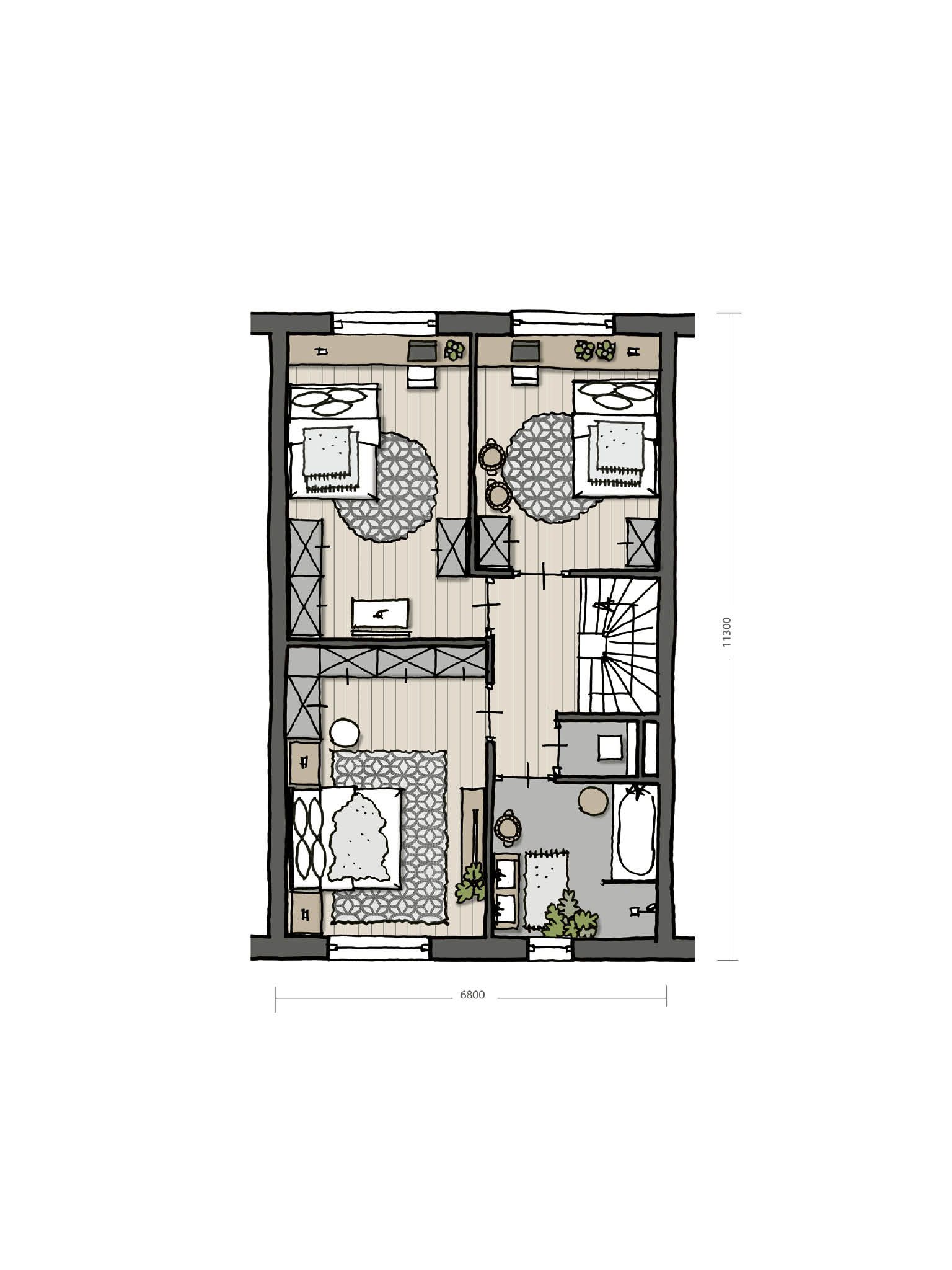 Photo 21 of Waterlinie tussenwoning (Bouwnr. 11)