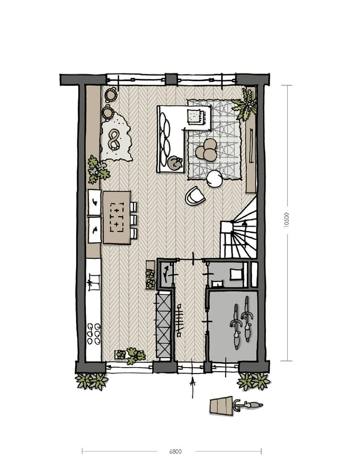Foto 20 van Waterlinie tussenwoning (Bouwnr. 20)