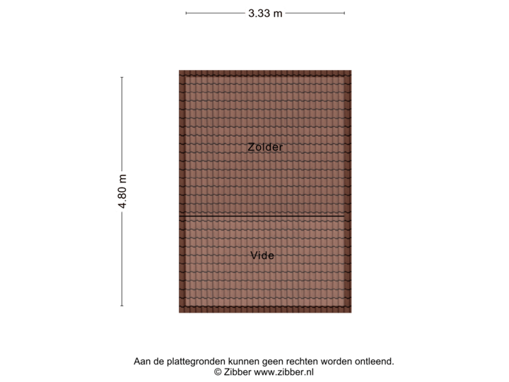 Schuur/ garage zolder