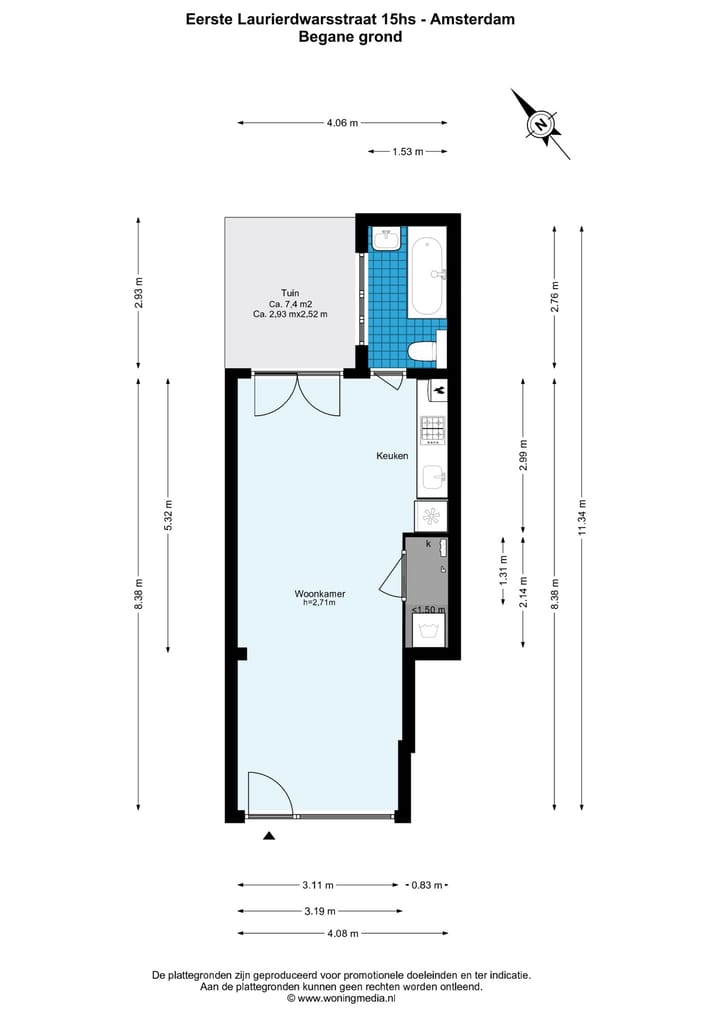 Photo 16 of Eerste Laurierdwarsstraat 15-H