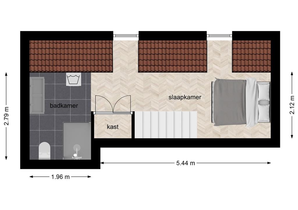 Foto 22 van Grote Looiersstraat 16-D01