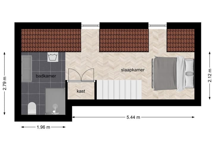 Foto 22 van Grote Looiersstraat 16-D01