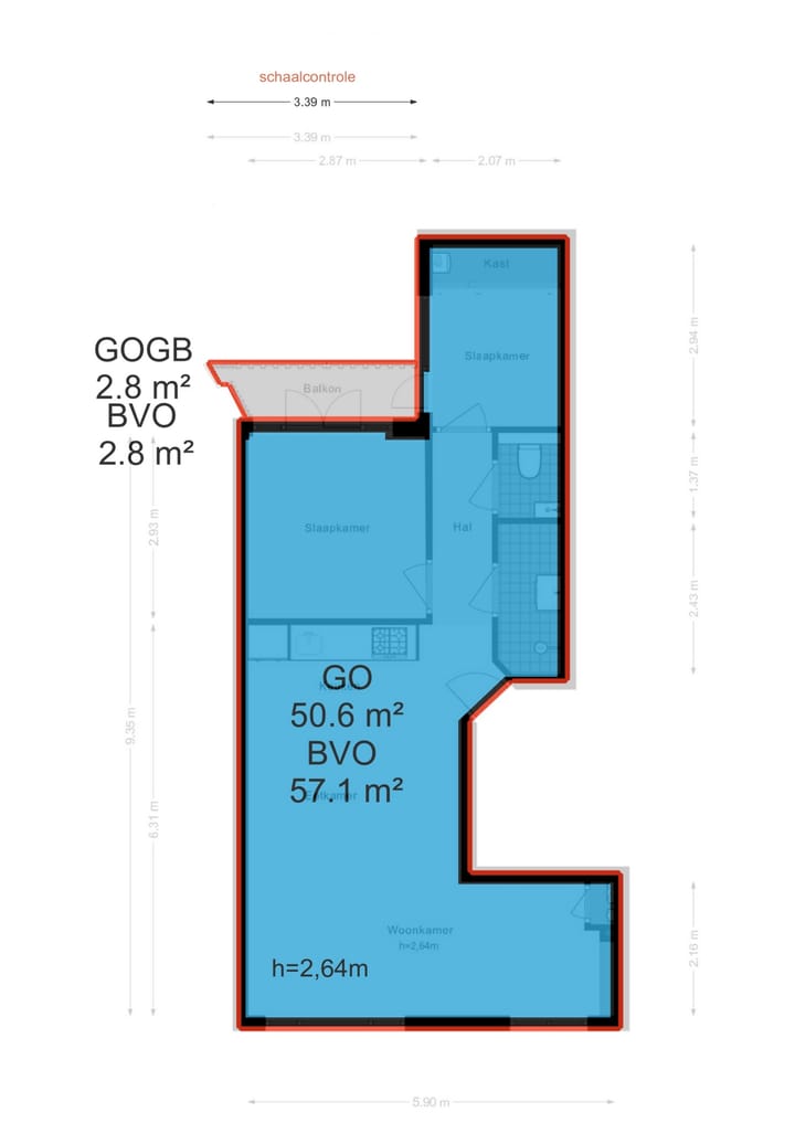 Foto 36 van Luzacstraat 9-3