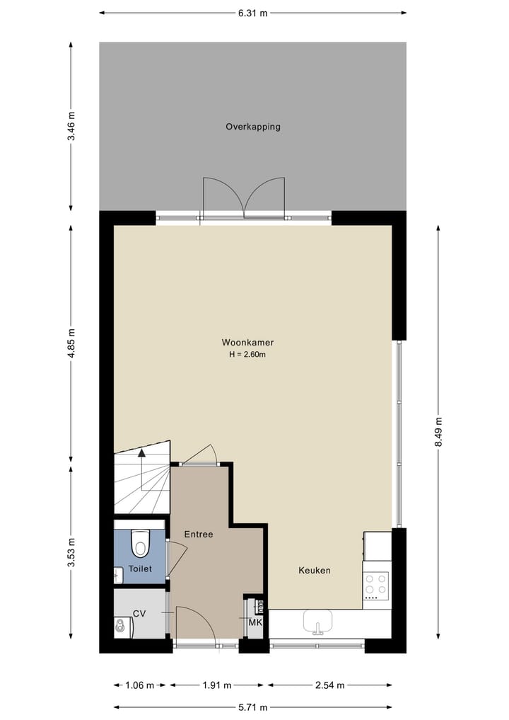 Foto 35 van Dr.v.d.Hoevenlaan 3-F