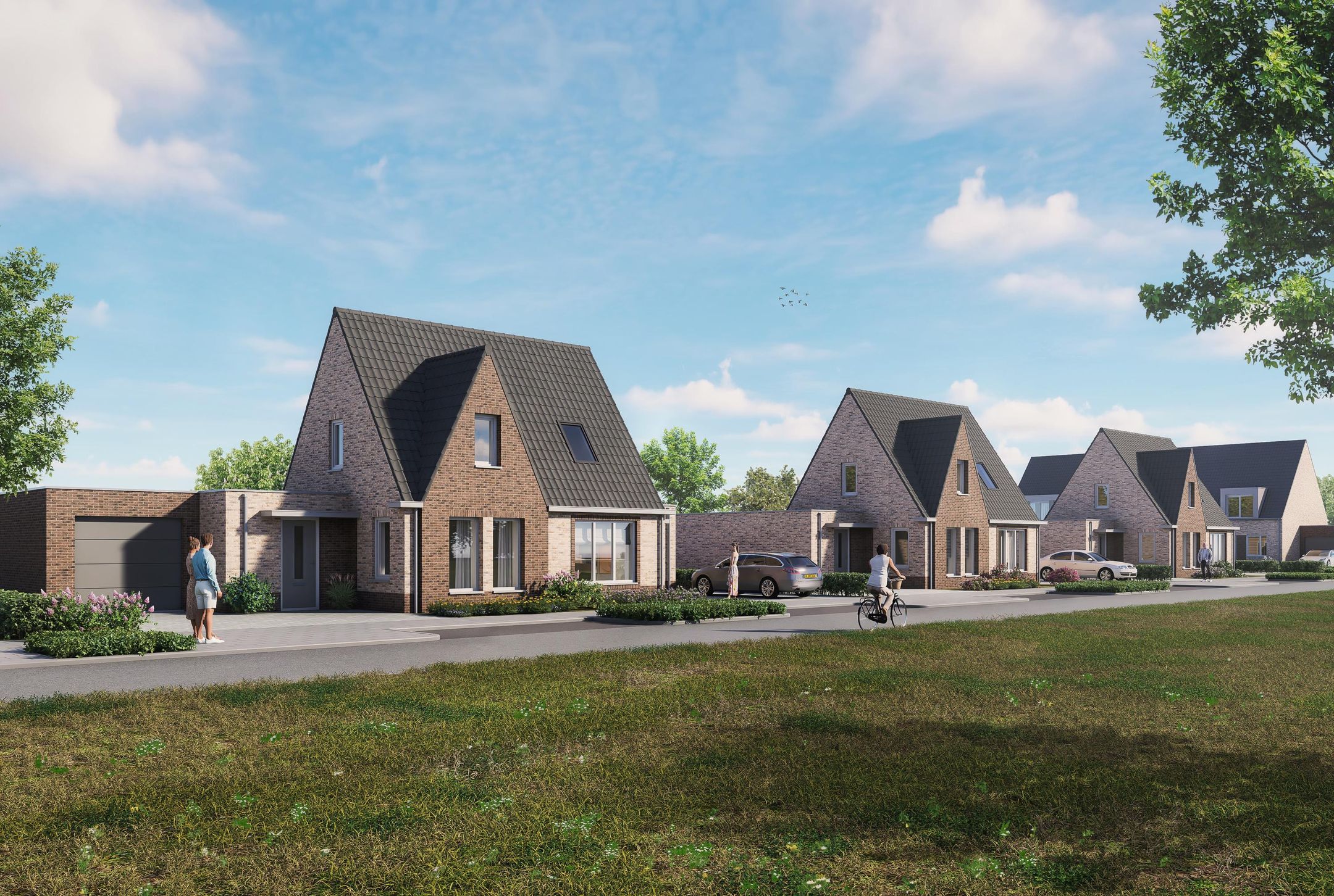 Foto 3 van 2-1 kapwoningen (Bouwnr. 16)