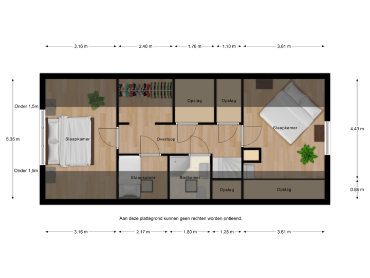 Eerste verdieping Komsestraat 3