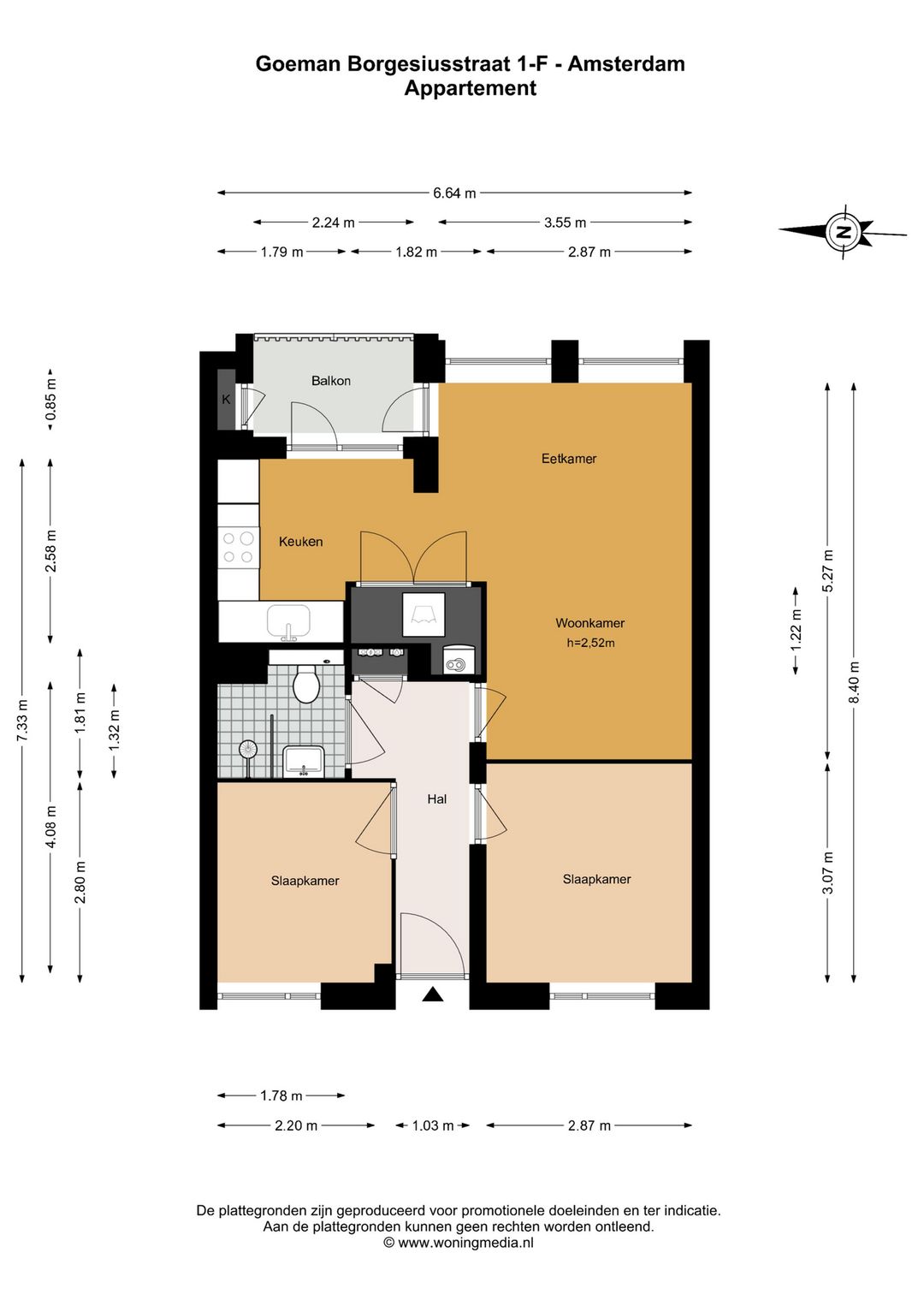 Foto 23 van Goeman Borgesiusstraat 1-F