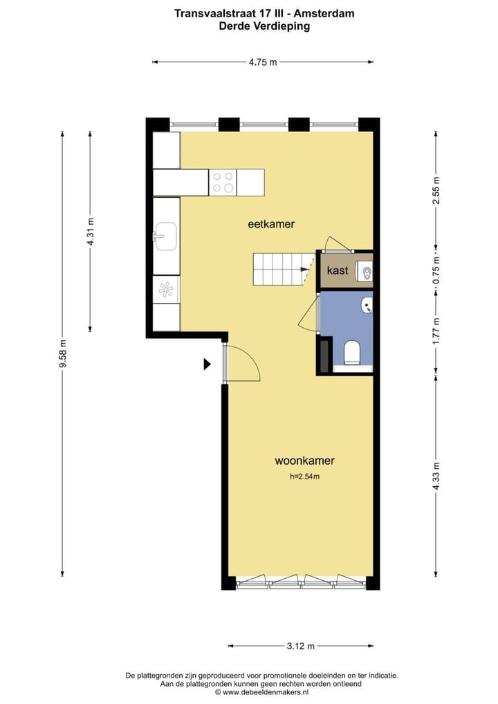 Foto 38 van Transvaalstraat 17-3