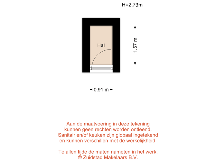 De Quackstraat 60-C - Entree