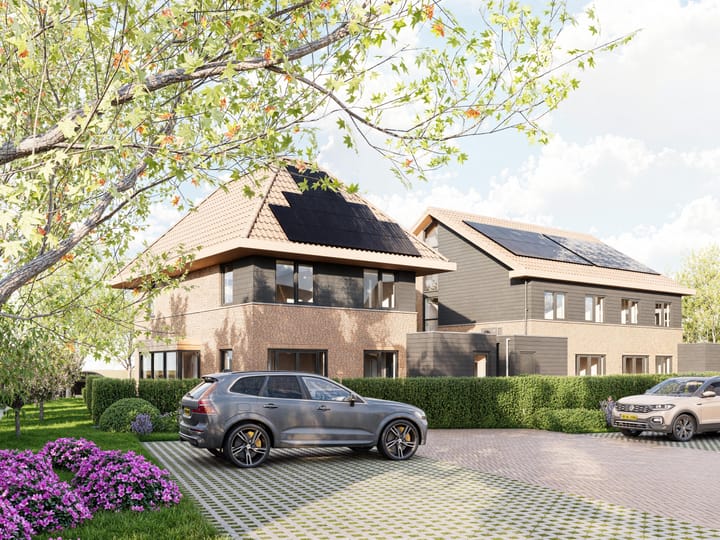 Foto 2 van 3 vrijstaande woningen (Bouwnr. 1 A)