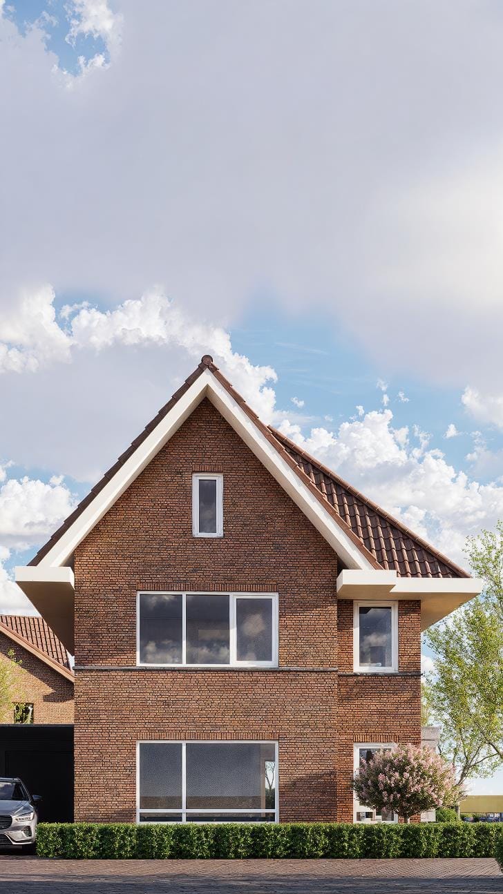 Foto 1 van 3 vrijstaande woningen (Bouwnr. 4 D)