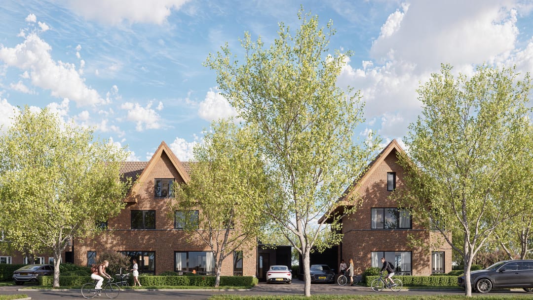 Foto 1 van Twee-onder-één kap woningen (Bouwnr. 2 B)