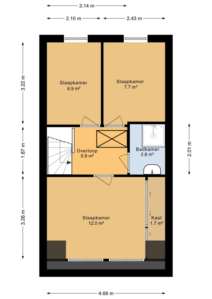 Foto 34 van Bisschop Willebrandlaan 83