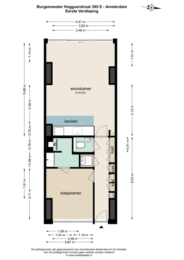 Foto 30 van Burgemeester Hogguerstraat 395-E