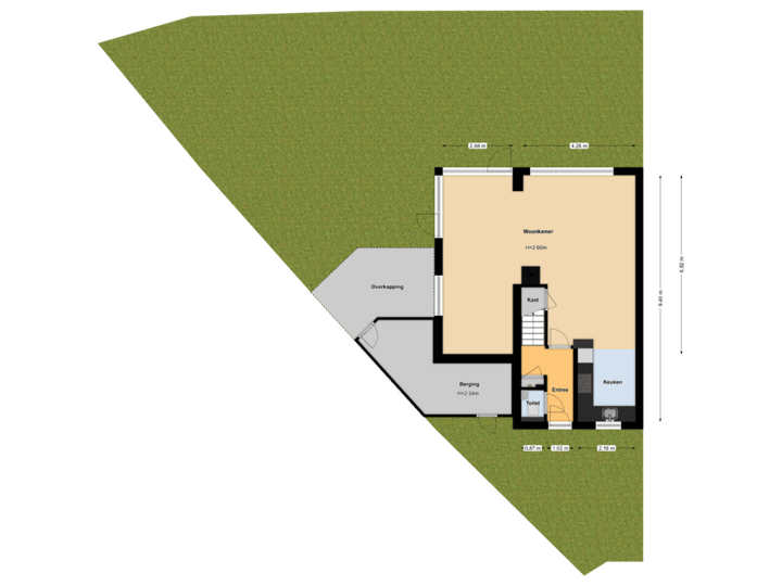 Begane grond perceel