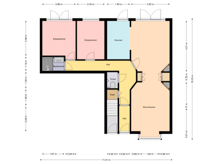 Begane grond optie 2