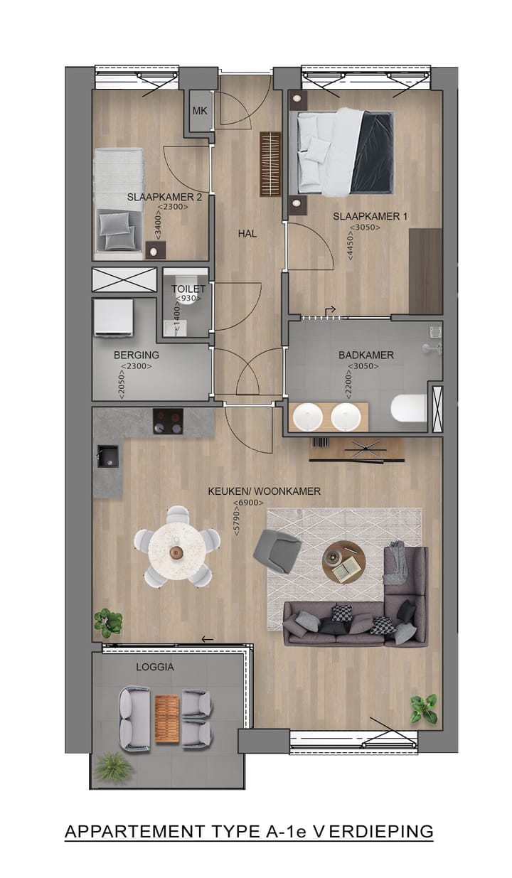 Foto 2 van Type A (Bouwnr. 6)