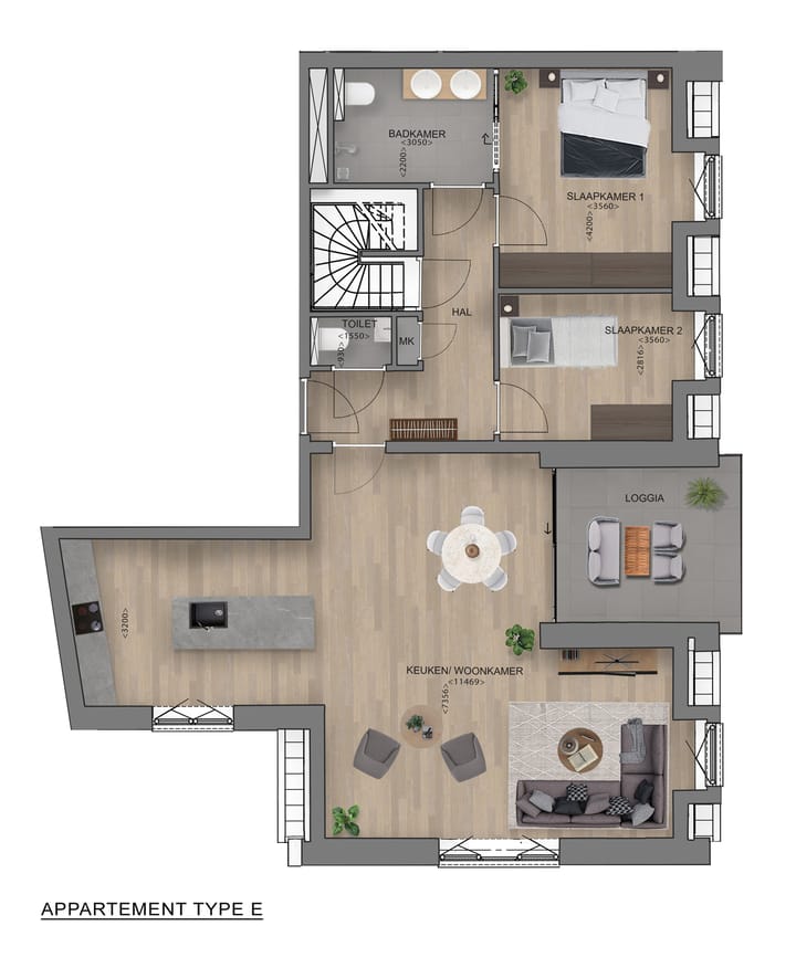 Photo 2 of Type E (Bouwnr. 13)