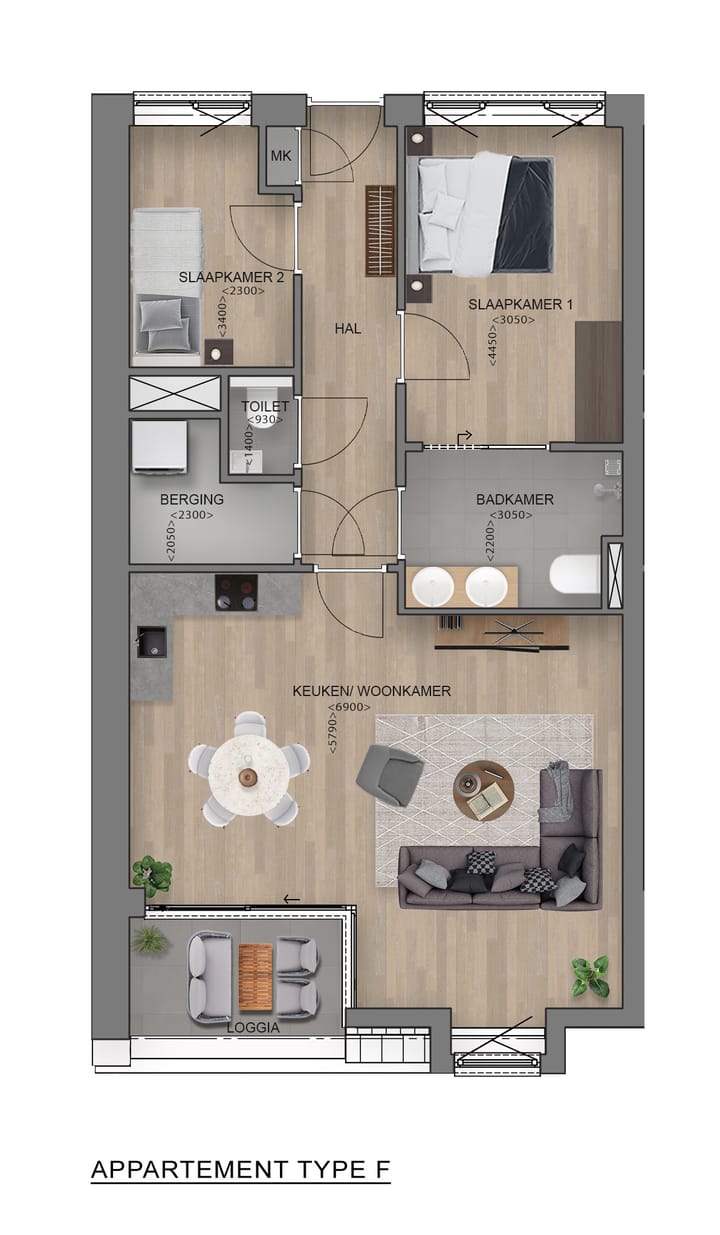 Photo 2 of Type F (Bouwnr. 15)